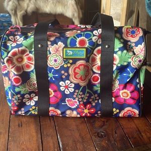 LilyZen floral Duffel Bag by Lily Bloom